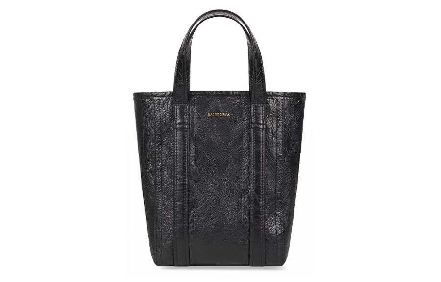 Balenciaga Barbes Sheepskin Tote Bag, Shopping Bag, Handbag, Crossbody Bag Small Women's Black