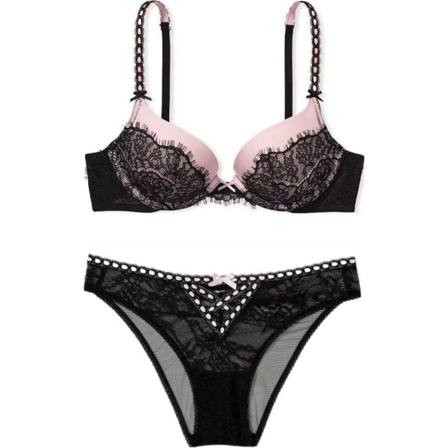 Victoria's Secret Underwear Set Women's Black