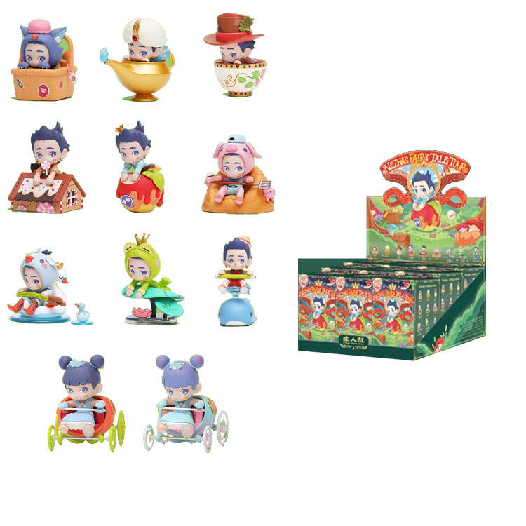 POP MART Non Human Daydreaming Ne Zha, Fairy Tale Collection Mystery Boxes Full Box 9 Pcs