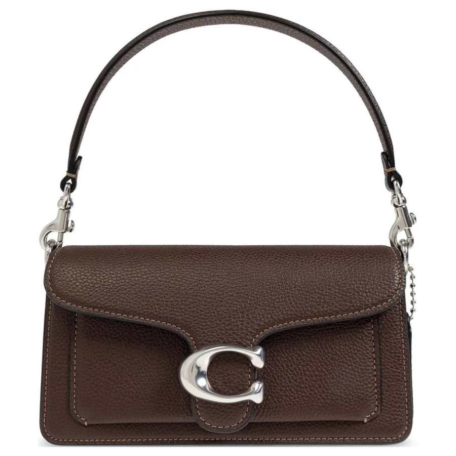 COACH Tabby Calfskin Shoulder Bag, Crossbody Bag, Handbag Small Women's Brown