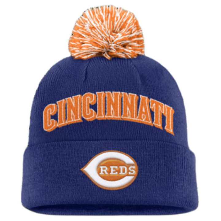 Nike Nike Cincinnati Reds Peak Men's Nike Mlb Cuffed Pom Beanie