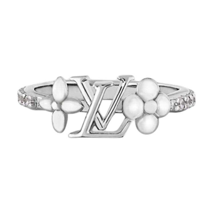 LOUIS VUITTON ICONIC Metal Rings Women's Silver