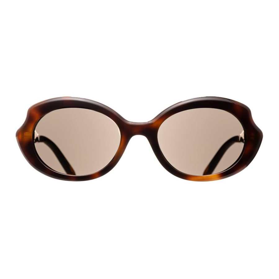 LOEWE LOEWE Irregular Shape Sunglasses Women's Tortoiseshell