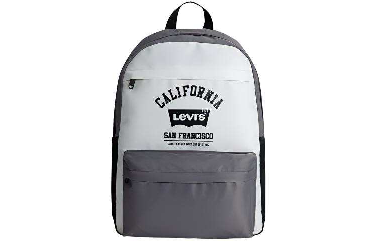 Levis Levis Levi's Classic Vintage Polyester Backpack Regular Unisex White Chalcedony