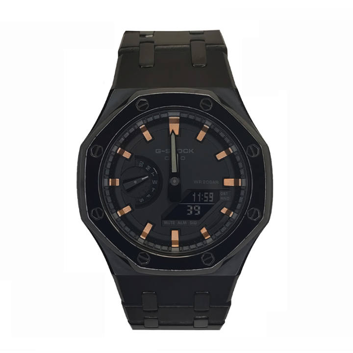 CASIO CASIO Men Liquid Crystal/Analog Dual Display Series Black Watch