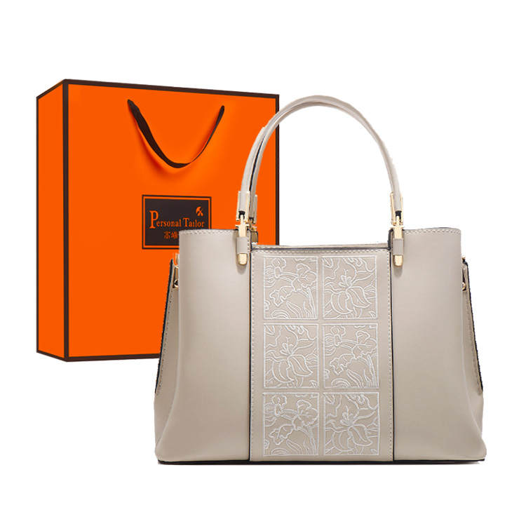 PAYOT Synthetic Leather One Shoulder Handbag Regular Women's Ecru/Apricot/Burgundy/Black