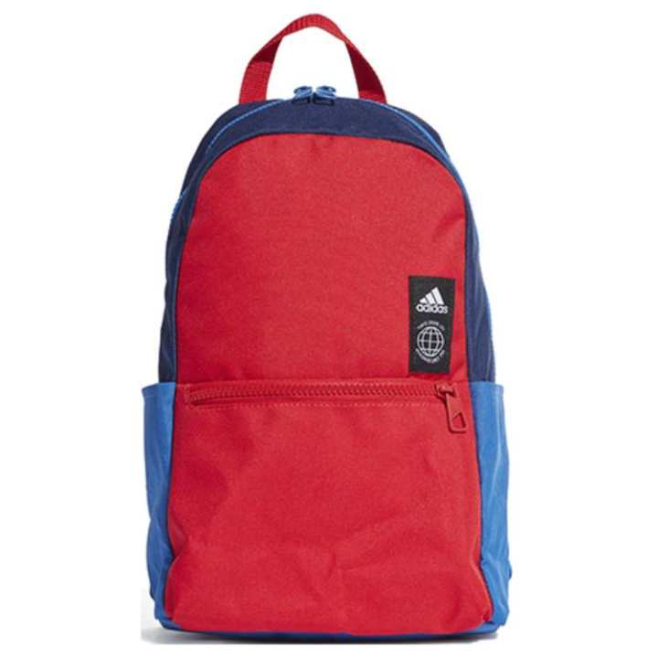 Adidas Adidas Polyester Backpack Regular Unisex Red & Blue