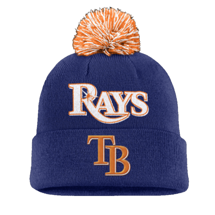 Nike Nike Tampa Bay Rays Peak Men's Nike Mlb Cuffed Pom Beanie