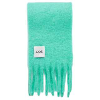 COS Mohair Knit Scarves Women's Green