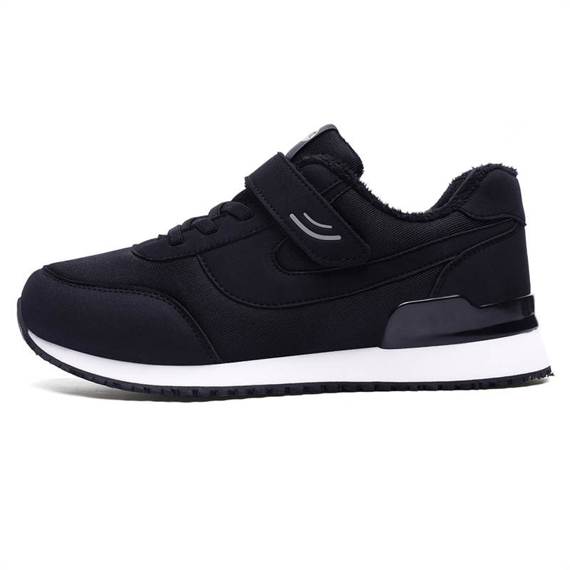SMDXDMS Fleece Lined Comfortable Fashion Abrasion Resistant Slip Resistant Low top Sprint Running Shoes Men's