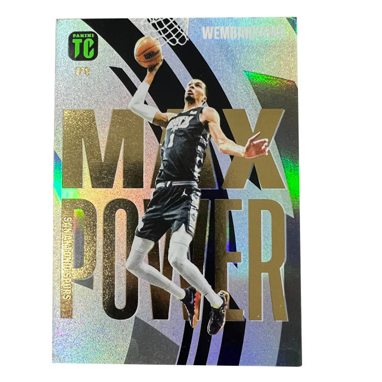 PANINI Spurs Team Future, Wembanyama TC Collection, Refringence, Great Slam Highlight, Player Card, Rare Card