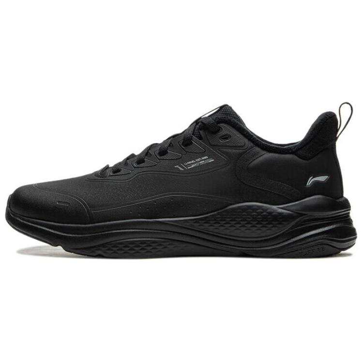 Li-Ning Li Ning Liuyun Cushioning, Wear Resistant Low top Running Shoes Men's Black
