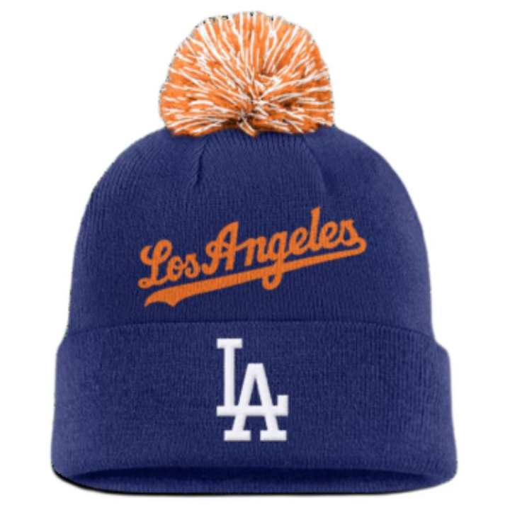 Nike Nike Los Angeles Dodgers Peak Men's Nike Mlb Cuffed Pom Beanie