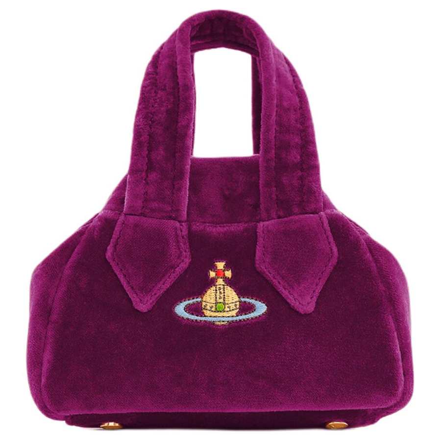 Vivienne Westwood Cotton Handbag Mini Women's Purple