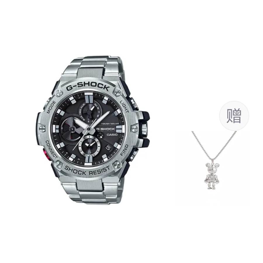 G-SHOCK G SHOCK Quartz Movement Stainless Steel Strap Watch Unisex Black Dial