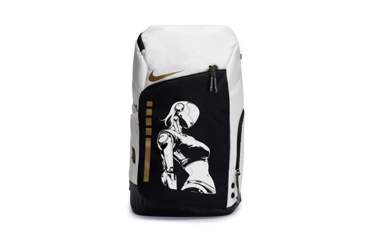 Nike Nike Fabric Backpack Regular Unisex Black & White