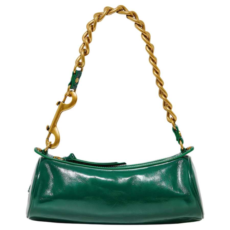 Vivienne Westwood Leather Handbag, Shoulder Bag Women's Green