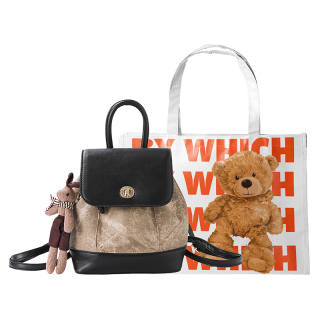 Bywhich Pu Backpack Regular Women's Brown, Black