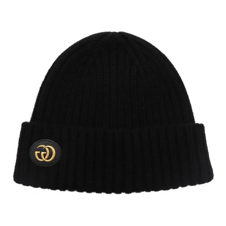 GUCCI Gucci Wool cashmere hat with Double G