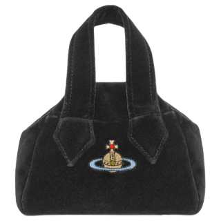 Vivienne Westwood Vivienne Westwood Cotton Shoulder Bag, Crossbody Bag, Handbag Mini Women's Black