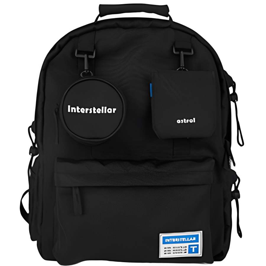 Tonlion Oxford Backpack Unisex Black