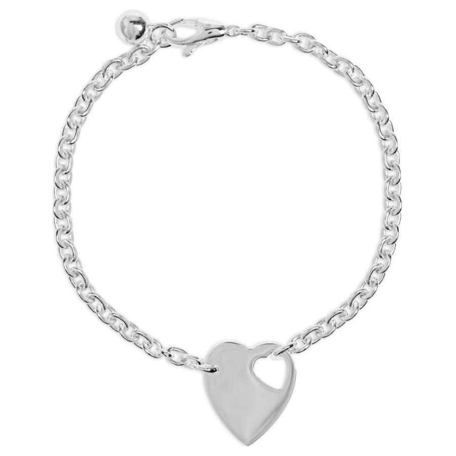 GUCCI Heart-charm Chain-kink Bracelet
