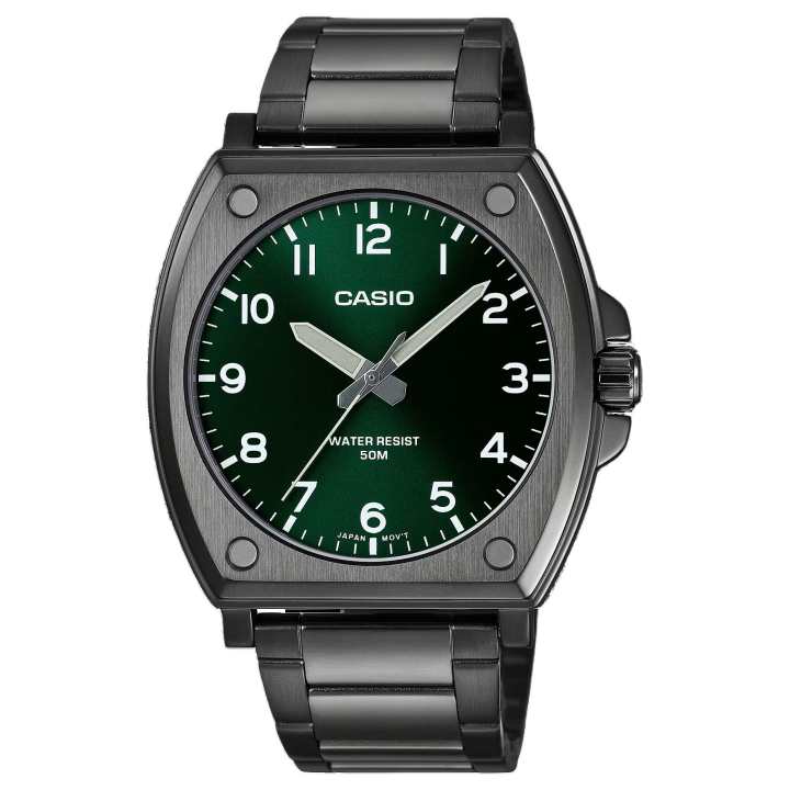 CASIO CASIO Unisex Standard Series Green Watch MTP-E730B-3AV