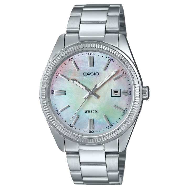 CASIO CASIO Unisex Standard Series Mother Of Pearl Color Watch MTP-1302DS-7AV