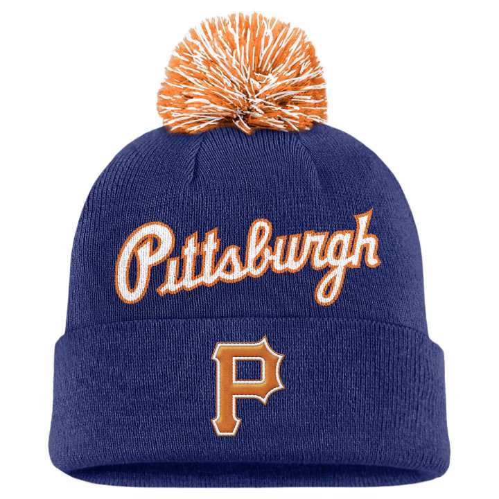 Nike Nike Pittsburgh Pirates Peak Men's Nike Mlb Cuffed Pom Beanie