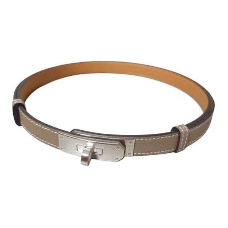 HERMES HERMES Metal Epson Leather Belts Women's