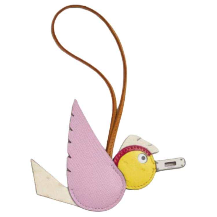HERMES HERMES Calfskin Charms Unisex Multicolor