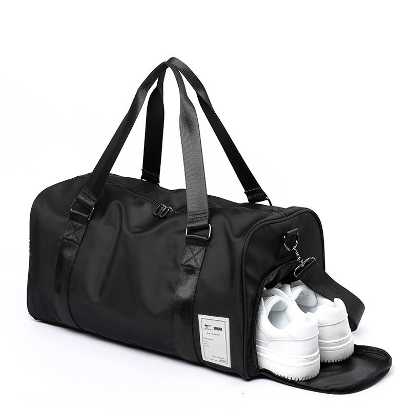 SEPTWOLVES SEPTWOLVES Fabric Gym Bag Large Unisex Black