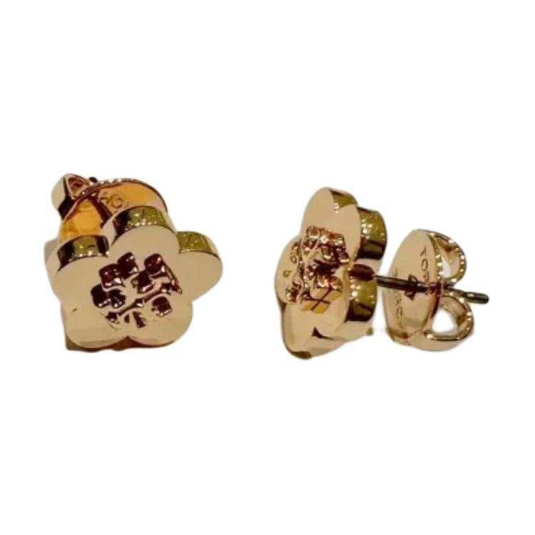 TORY BURCH TORY BURCH Brass Stud Earrings Unisex Gold