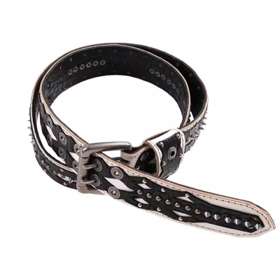 DND4DES Top Grain Cow Leather Belts Unisex Width 4cm