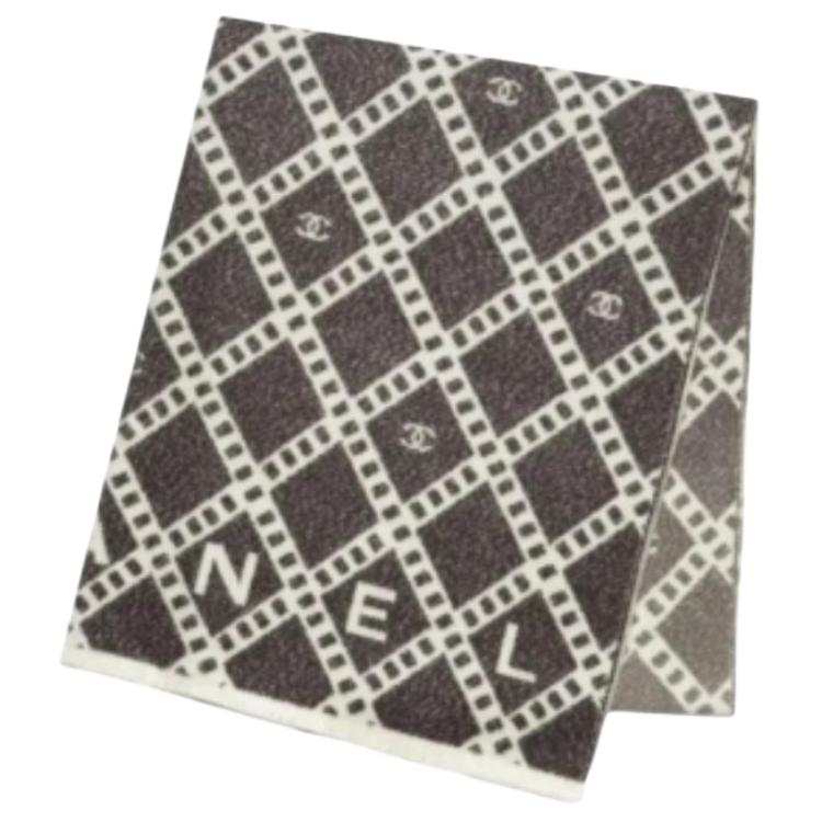 CHANEL CHANEL Knit Scarves Unisex Brown