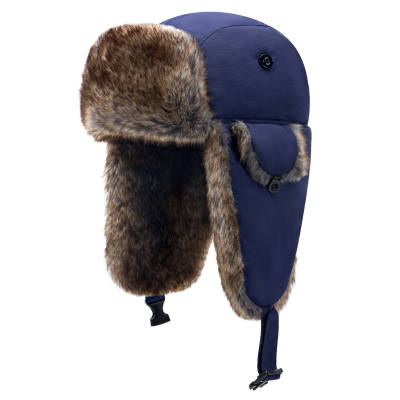 CAMEL Polyester Trapper Hats Unisex