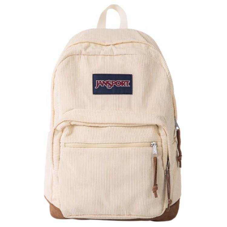 JanSport Blend Fabric Backpack Medium Women's Ecru & Coconut Milk White