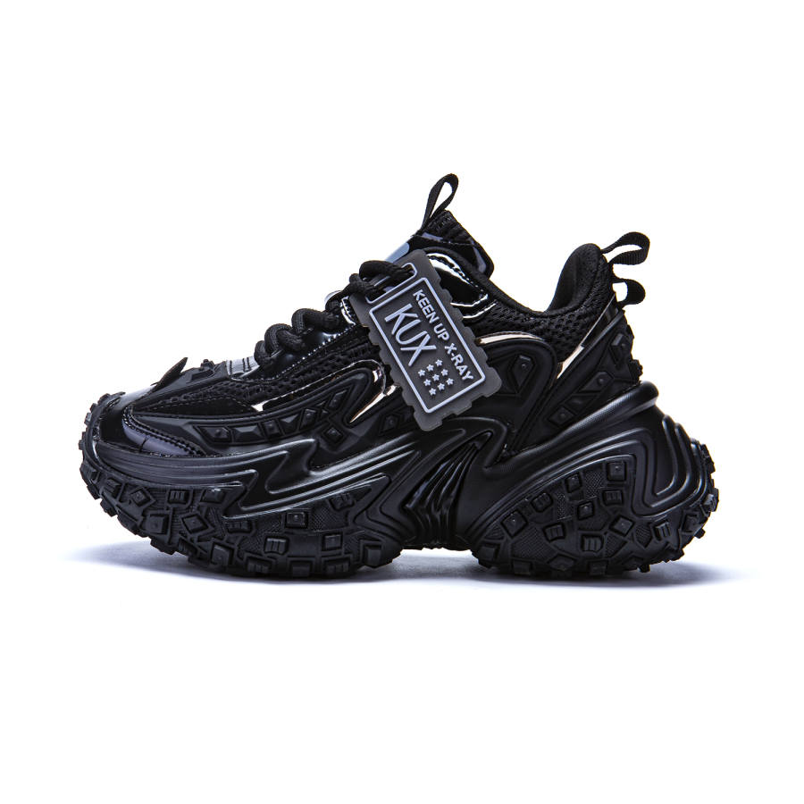KUX Low top Chunky Sneakers Unisex Black