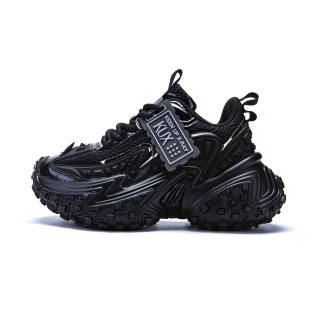 KUX Low top Chunky Sneakers Unisex Black