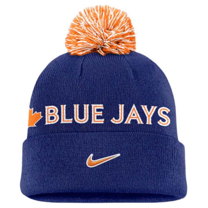 Nike Nike Toronto Blue Jays Peak Men's Nike Mlb Cuffed Pom Beanie