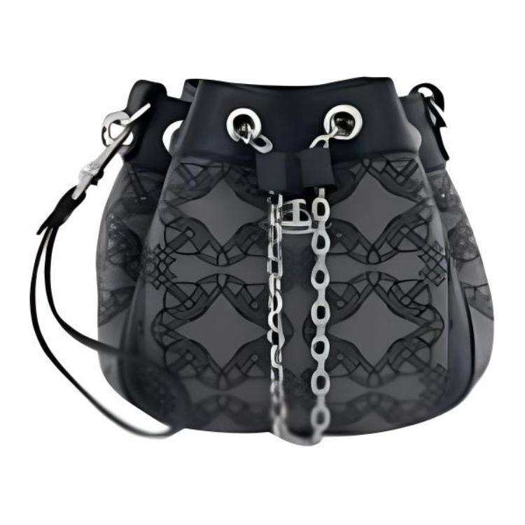 Vivienne Westwood Canvas Crossbody Bag, Shoulder Bag Small Women's Black/Gray