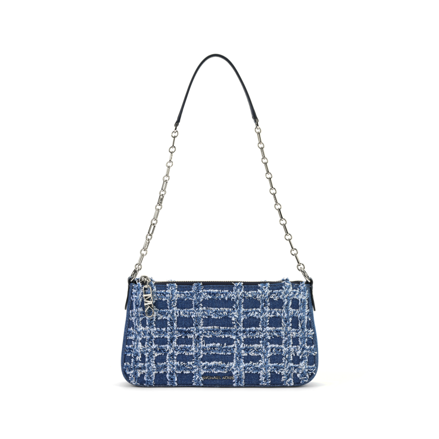 MICHAEL KORS Empire Fabric Handbag, Shoulder Bag Medium Women's Denim