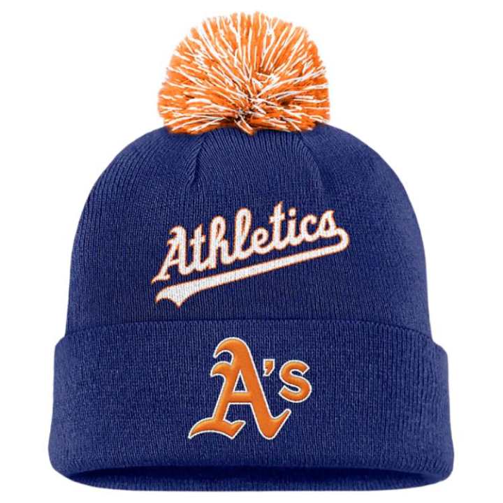 Nike Nike Oakland Athletics Peak Men's Nike Mlb Cuffed Pom Beanie