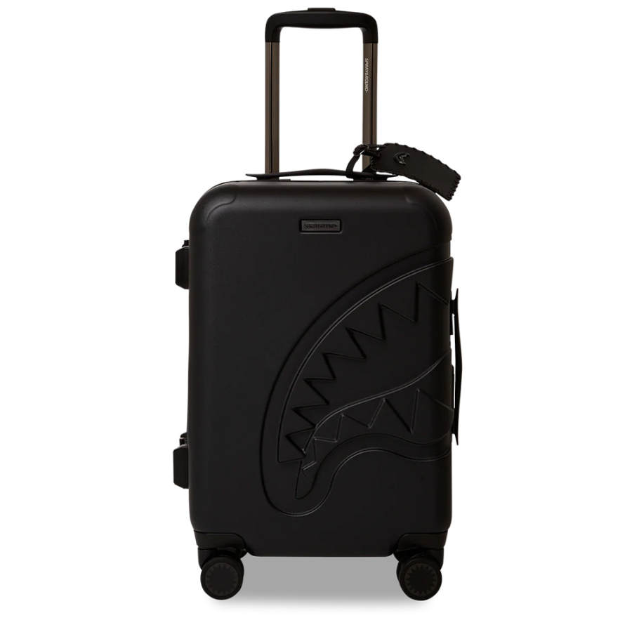 SPRAYGROUND Polycarbonate Suitcase Luggage 20 Inch Unisex Black