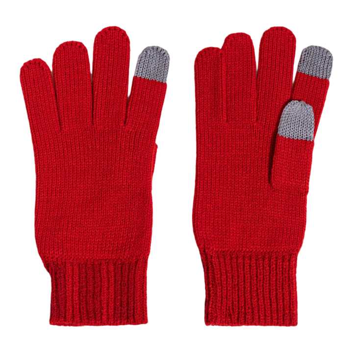 Adidas Adidas Acrylic Knit Gloves Unisex Light Scarlet