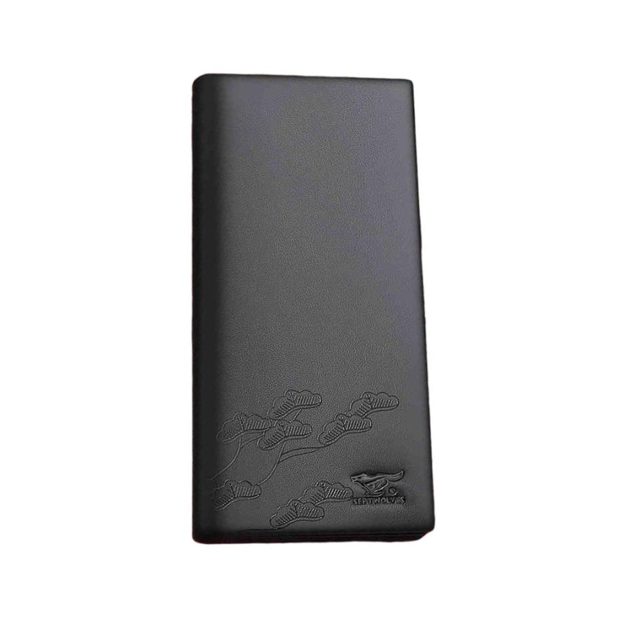 SEPTWOLVES SEPTWOLVES Cow Leather Wallet Men's Black
