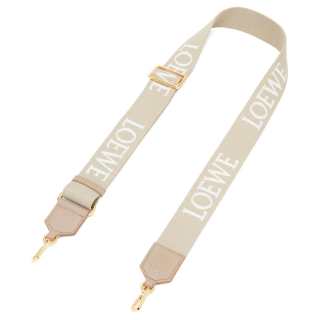 LOEWE Fabric Bag Straps Women's Linen & Natural