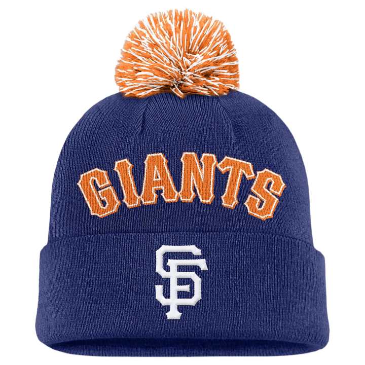 Nike Nike San Francisco Giants Peak Men's Nike Mlb Cuffed Pom Beanie