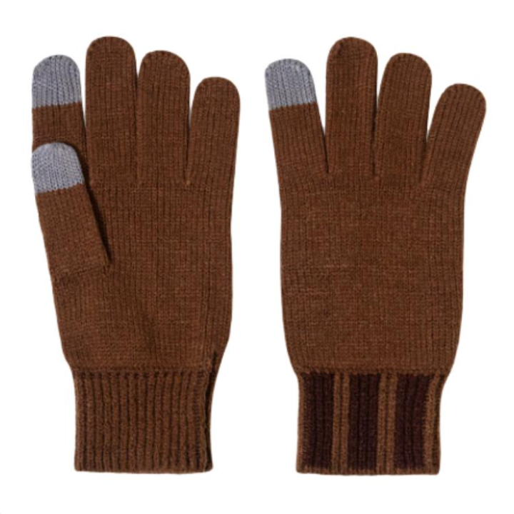 Adidas Adidas Acrylic Knit Gloves Unisex Brown