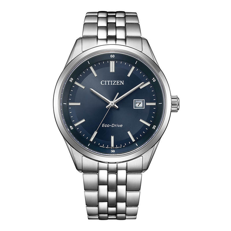 CITIZEN CITIZEN Date Display Light Powered Quartz Movement Men's Watches Blue Dial